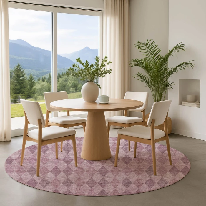 Dalyn The Reserve Pink TR2 8ft. x 8ft. Rug
