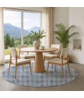 Dalyn The Reserve Blue TR2 8ft. x 8ft. Rug