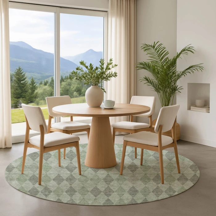 Dalyn The Reserve Green TR2 8ft. x 8ft. Rug