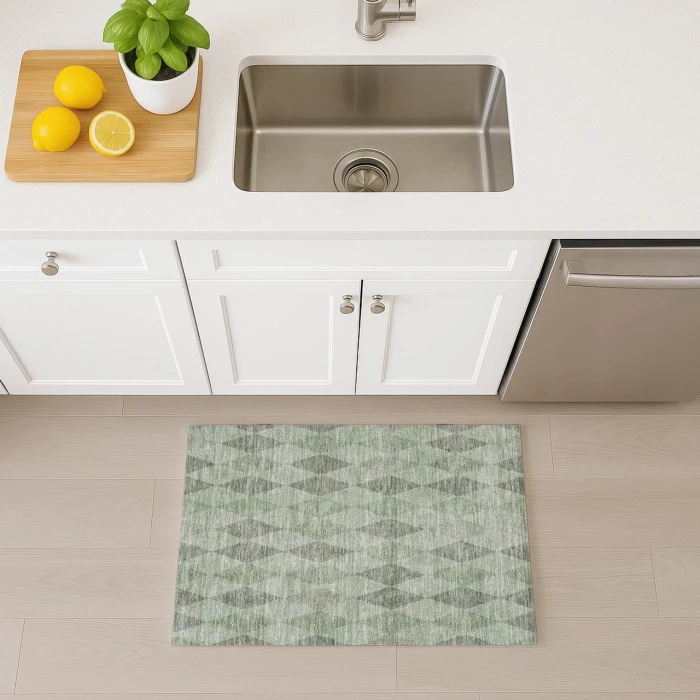 Dalyn The Reserve Green TR2 1ft.8in. x 2ft.6in. Rug