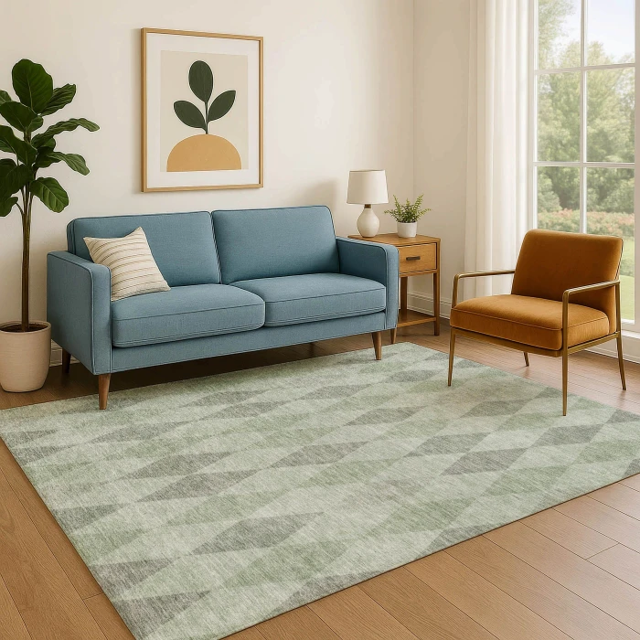Dalyn The Reserve Green TR2 5ft. x 7ft.6in. Rug