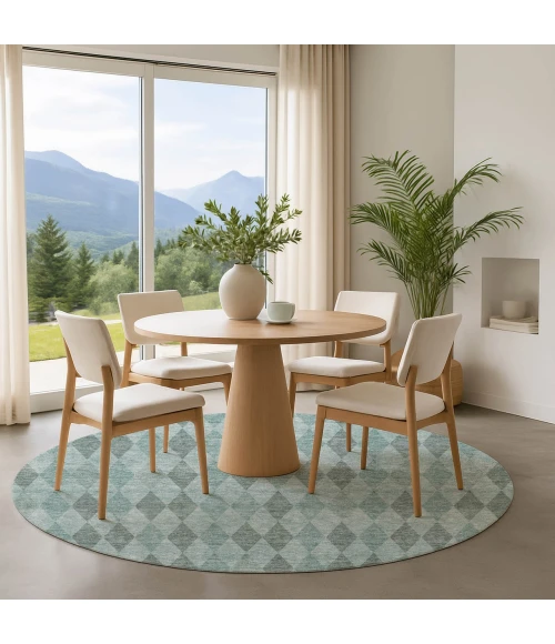 Dalyn The Reserve Teal TR2 8ft. x 8ft. Rug