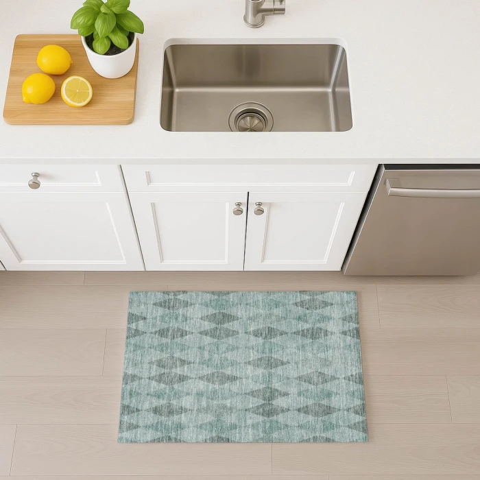 Dalyn The Reserve Teal TR2 1ft.8in. x 2ft.6in. Rug