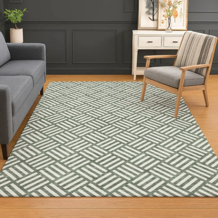 Dalyn The Reserve Green TR3 9ft. x 12ft. Rug
