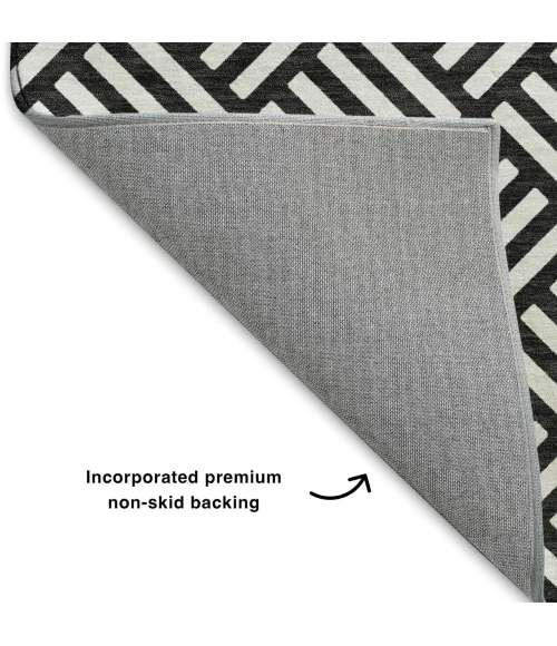 Dalyn The Reserve Black TR3 3ft. x 5ft. Rug