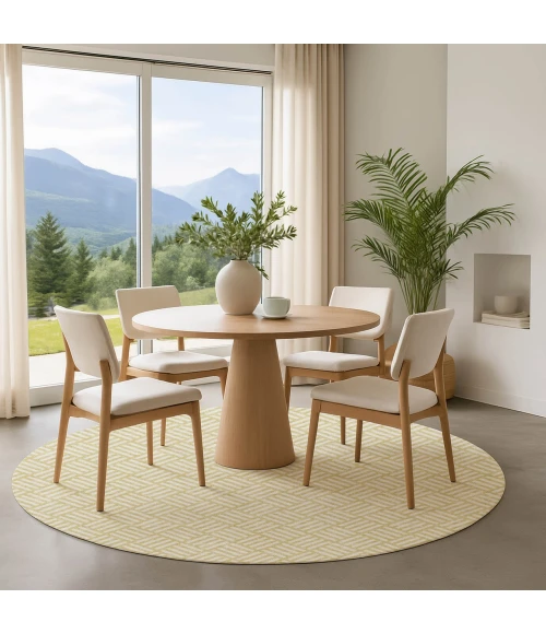 Dalyn The Reserve Gold TR3 8ft. x 8ft. Rug