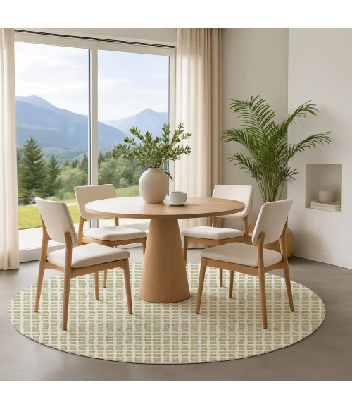 Dalyn The Reserve Green TR4 8ft. x 8ft. Rug