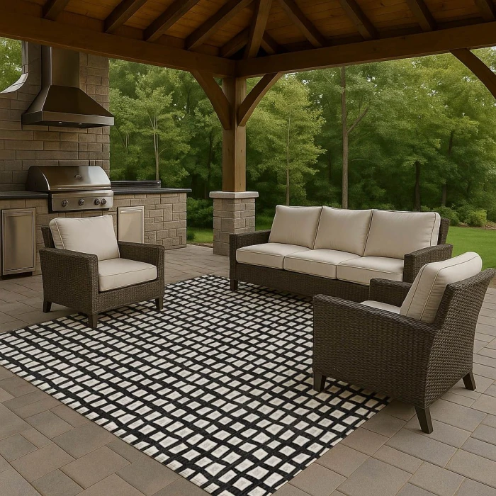 Dalyn The Reserve Black TR4 3ft. x 5ft. Rug