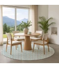 Dalyn The Reserve Teal TR4 8ft. x 8ft. Rug