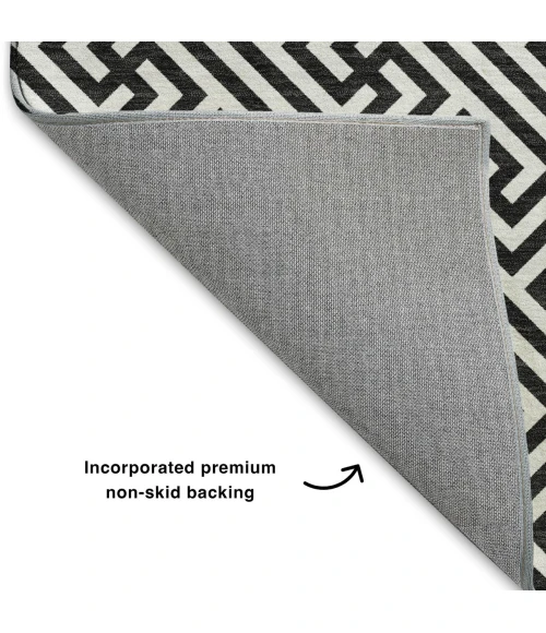 Dalyn The Reserve Black TR5 3ft. x 5ft. Rug