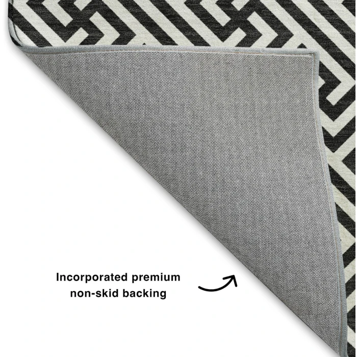 Dalyn The Reserve Black TR5 10ft. x 14ft. Rug