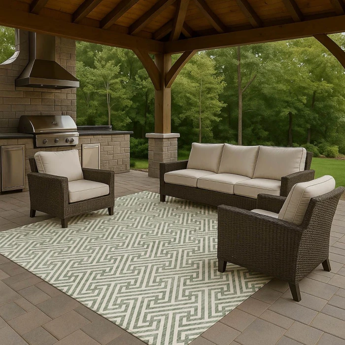 Dalyn The Reserve Green TR5 8ft. x 10ft. Rug