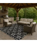 Dalyn The Reserve Black TR6 8ft. x 10ft. Rug