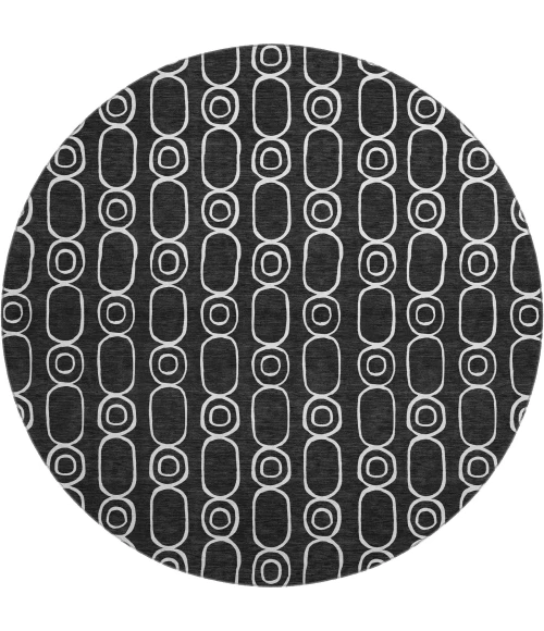 Dalyn The Reserve Black TR6 8ft. x 8ft. Rug