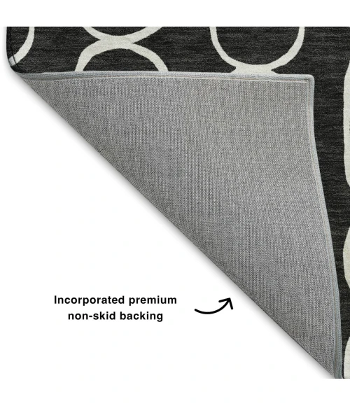 Dalyn The Reserve Black TR6 8ft. x 10ft. Rug