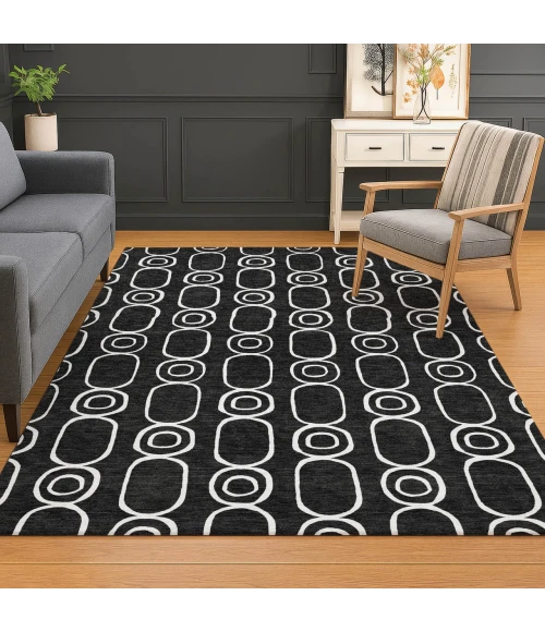 Dalyn The Reserve Black TR6 8ft. x 10ft. Rug