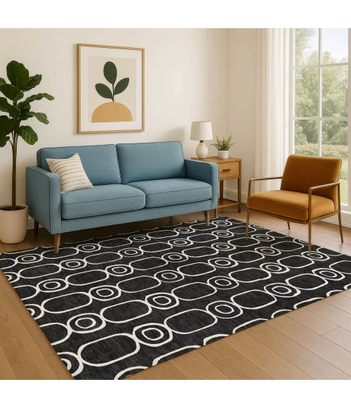 Dalyn The Reserve Black TR6 8ft. x 10ft. Rug