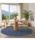 Dalyn The Reserve Blue TR6 8ft. x 8ft. Rug