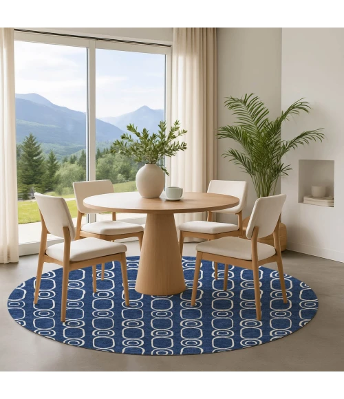 Dalyn The Reserve Blue TR6 8ft. x 8ft. Rug