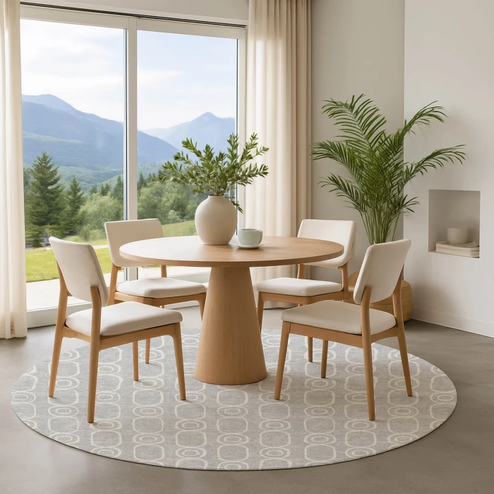 Dalyn The Reserve Gray TR6 8ft. x 8ft. Rug