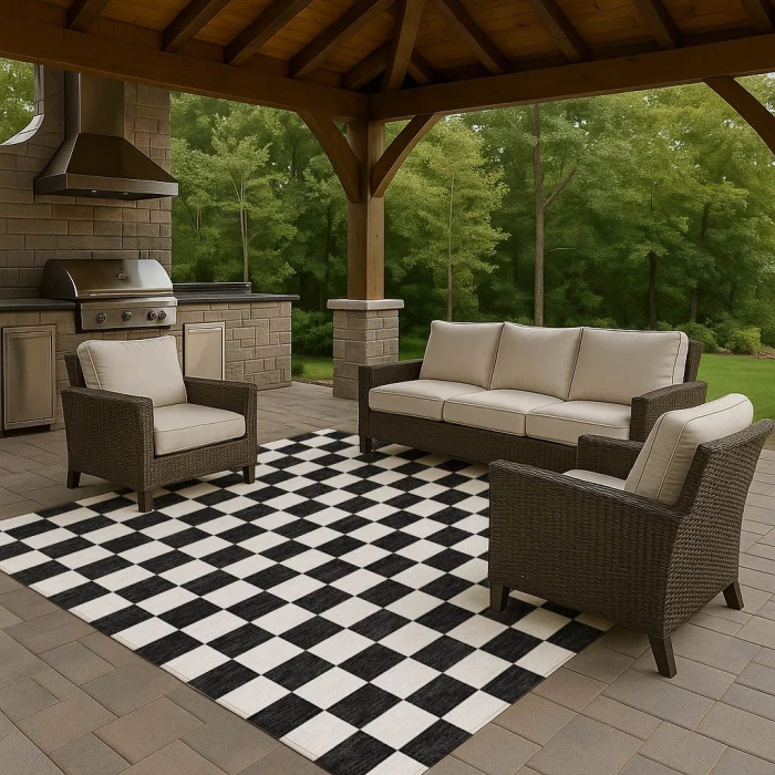 Dalyn The Reserve Black TR7 3ft. x 5ft. Rug