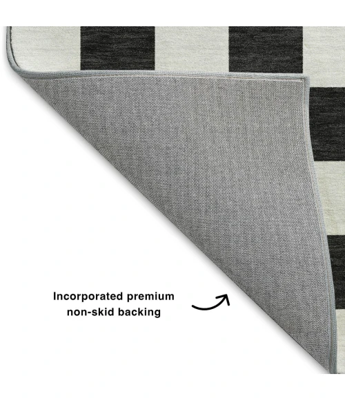 Dalyn The Reserve Black TR7 1ft.8in. x 2ft.6in. Rug