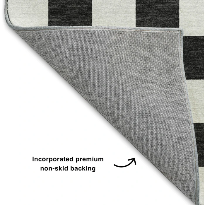 Dalyn The Reserve Black TR7 1ft.8in. x 2ft.6in. Rug
