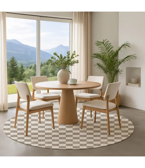 Dalyn The Reserve Brown TR7 8ft. x 8ft. Rug