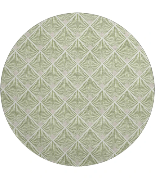 Dalyn The Reserve Green TR9 8ft. x 8ft. Rug