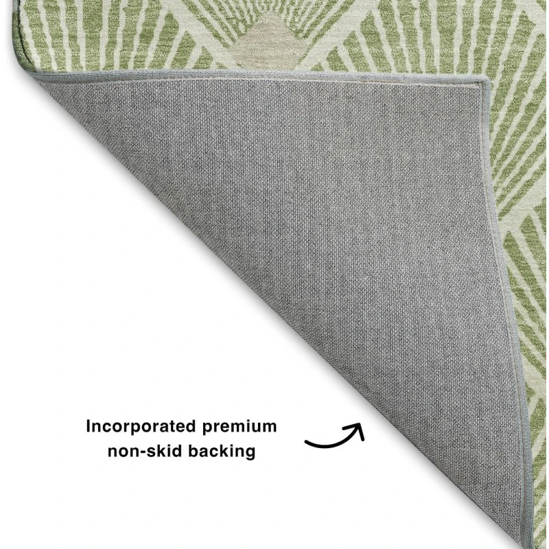 Dalyn The Reserve Green TR9 8ft. x 8ft. Rug
