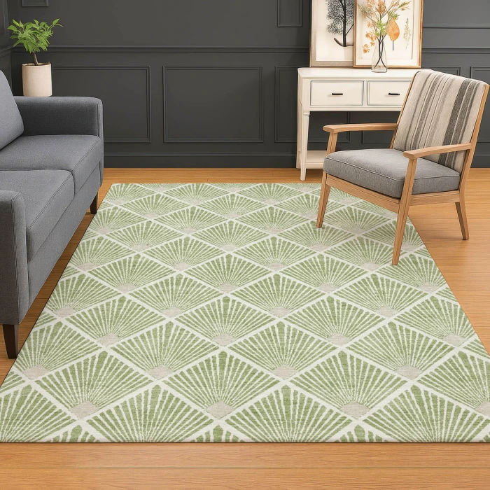 Dalyn The Reserve Green TR9 10ft. x 14ft. Rug