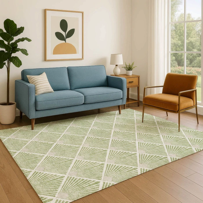 Dalyn The Reserve Green TR9 10ft. x 14ft. Rug