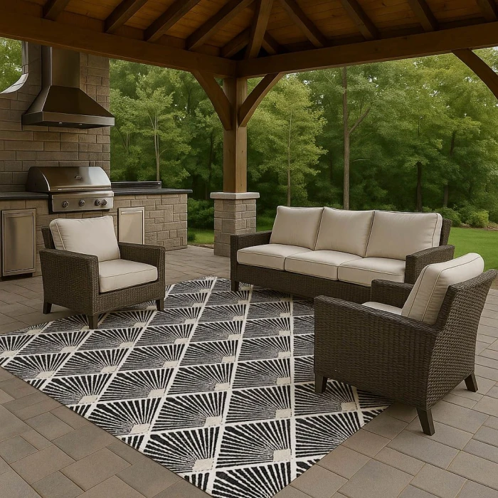 Dalyn The Reserve Black TR9 10ft. x 14ft. Rug