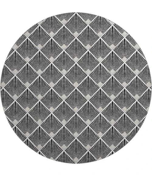 Dalyn The Reserve Black TR9 8ft. x 8ft. Rug