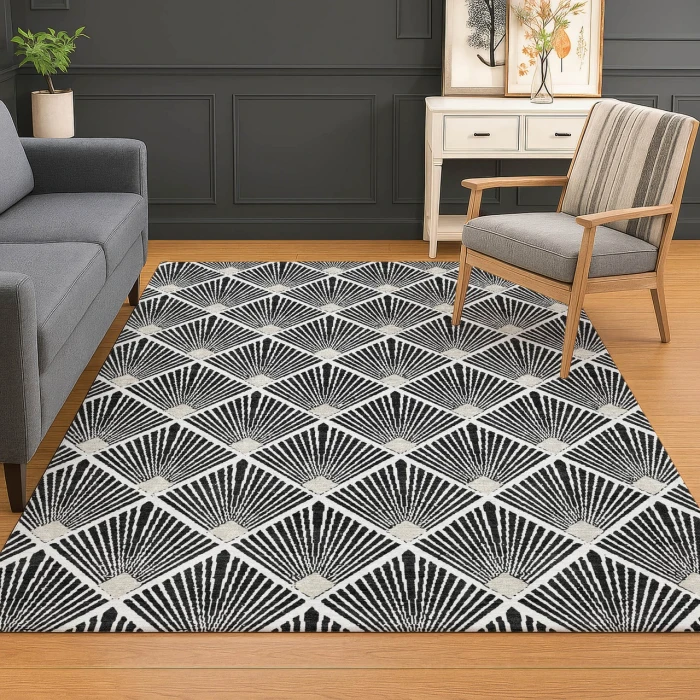 Dalyn The Reserve Black TR9 10ft. x 14ft. Rug
