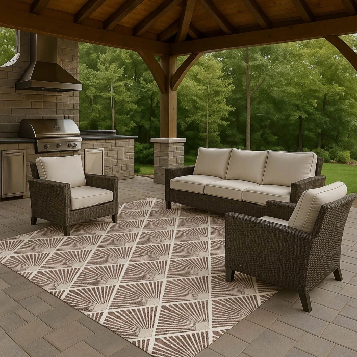 Dalyn The Reserve Brown TR9 10ft. x 14ft. Rug