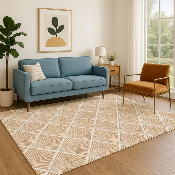 Dalyn The Reserve Orange TR9 9ft. x 12ft. Rug
