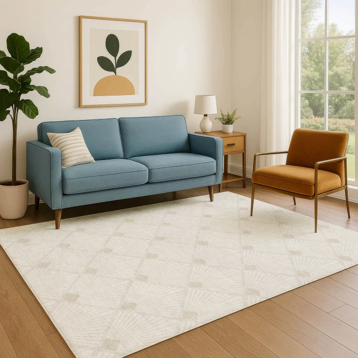 Dalyn The Reserve Ivory TR9 9ft. x 12ft. Rug