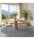 Dalyn The Reserve Blue TR9 8ft. x 8ft. Rug
