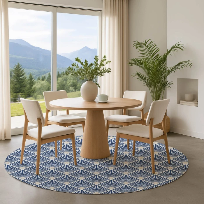 Dalyn The Reserve Blue TR9 8ft. x 8ft. Rug