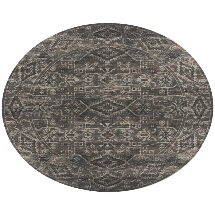 Dalyn Tuscany TU10 Gray 10' x 10' Round Rug
