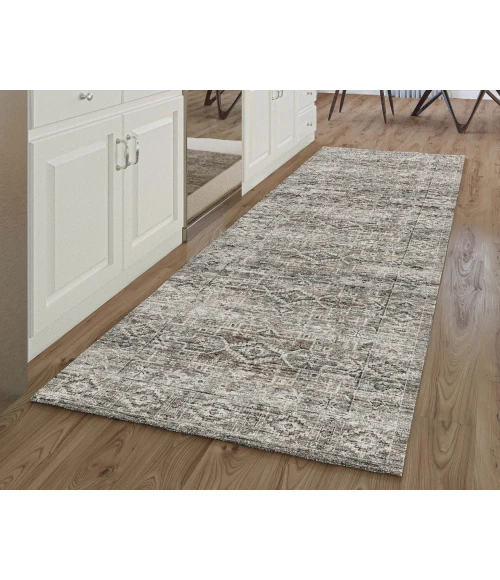 Dalyn Tuscany TU10 Gray 2'6" x 8' Runner Rug