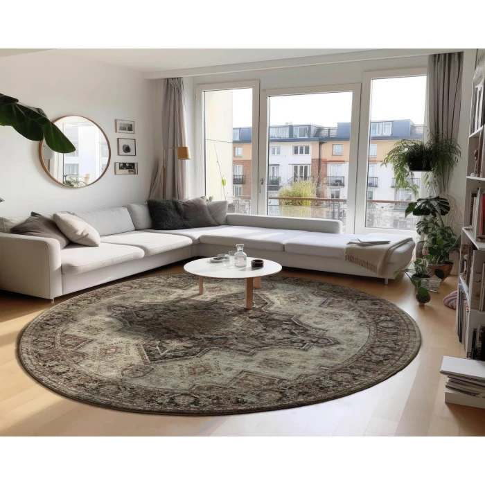 Dalyn Tuscany TU11 Beige 10' x 10' Round Rug