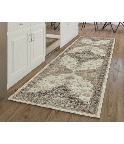 Dalyn Tuscany TU11 Beige 2'6" x 10' Runner Rug
