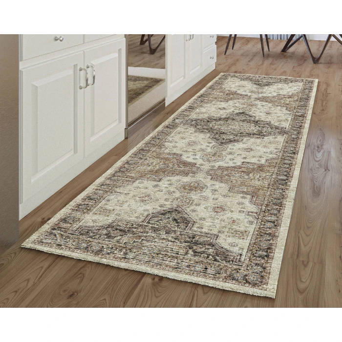 Dalyn Tuscany TU11 Beige 2'6" x 8' Runner Rug
