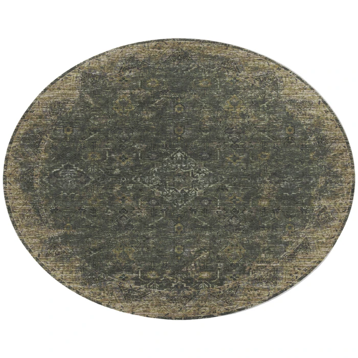 Dalyn Tuscany TU12 Green 8' x 8' Round Rug