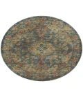 Dalyn Tuscany TU13 Teal 4' x 4' Round Rug