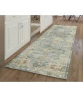 Dalyn Tuscany TU13 Teal 2'6" x 10' Runner Rug