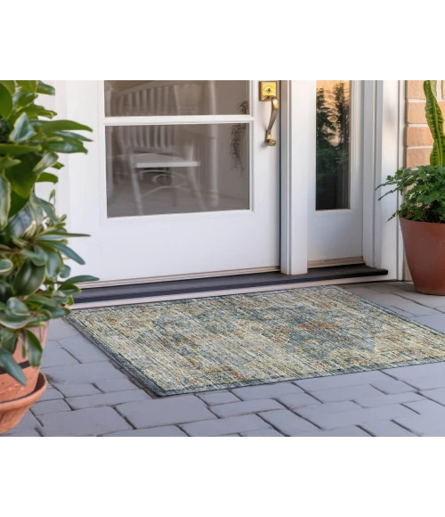 Dalyn Tuscany TU13 Teal 1'8" x 2'6" Rug