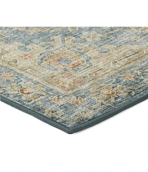 Dalyn Tuscany TU13 Teal 4' x 4' Round Rug